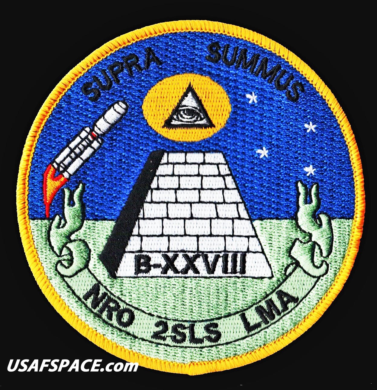 NROL -11- TITAN IV B-28 -SUPRA SUMMUS- VAFB USAF DOD NRO SATELLITE Launch PATCH