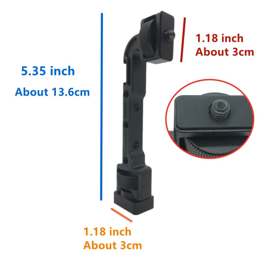 Monitor Mount Rotatable Magic Arm Cold Shoe Mount for DJI Ronin S SC Mic Light