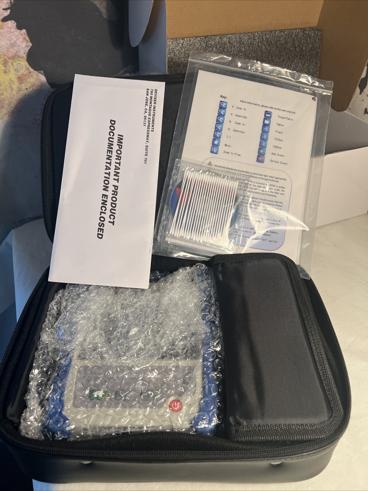 Deviser Ae2200 Handheld OTDR NEW AE2200C AE2200 FTTx Multi-Function Meter