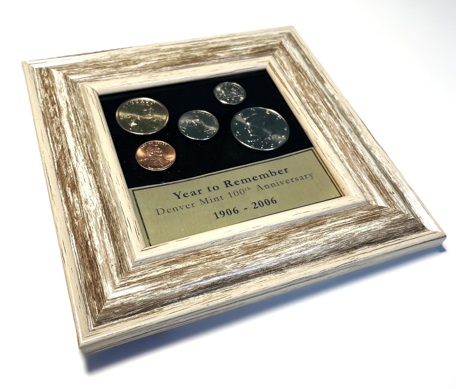 2006 US Mint Uncirculated Coin Set - 100th Anniversary Denver Mint - Framed with