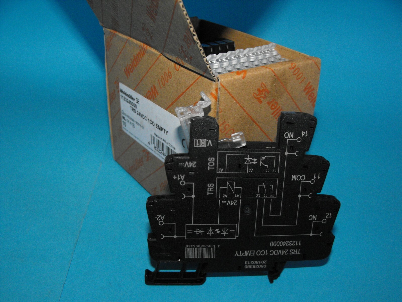 Weidmuller TRS24VDC1COEMPTY.1123240000.(LOT10PCS)NEW