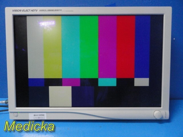 Stryker 26" Vision Elect HDTV Surgical Monitor Ref 240-030-960 W/ PSU ~ 33594