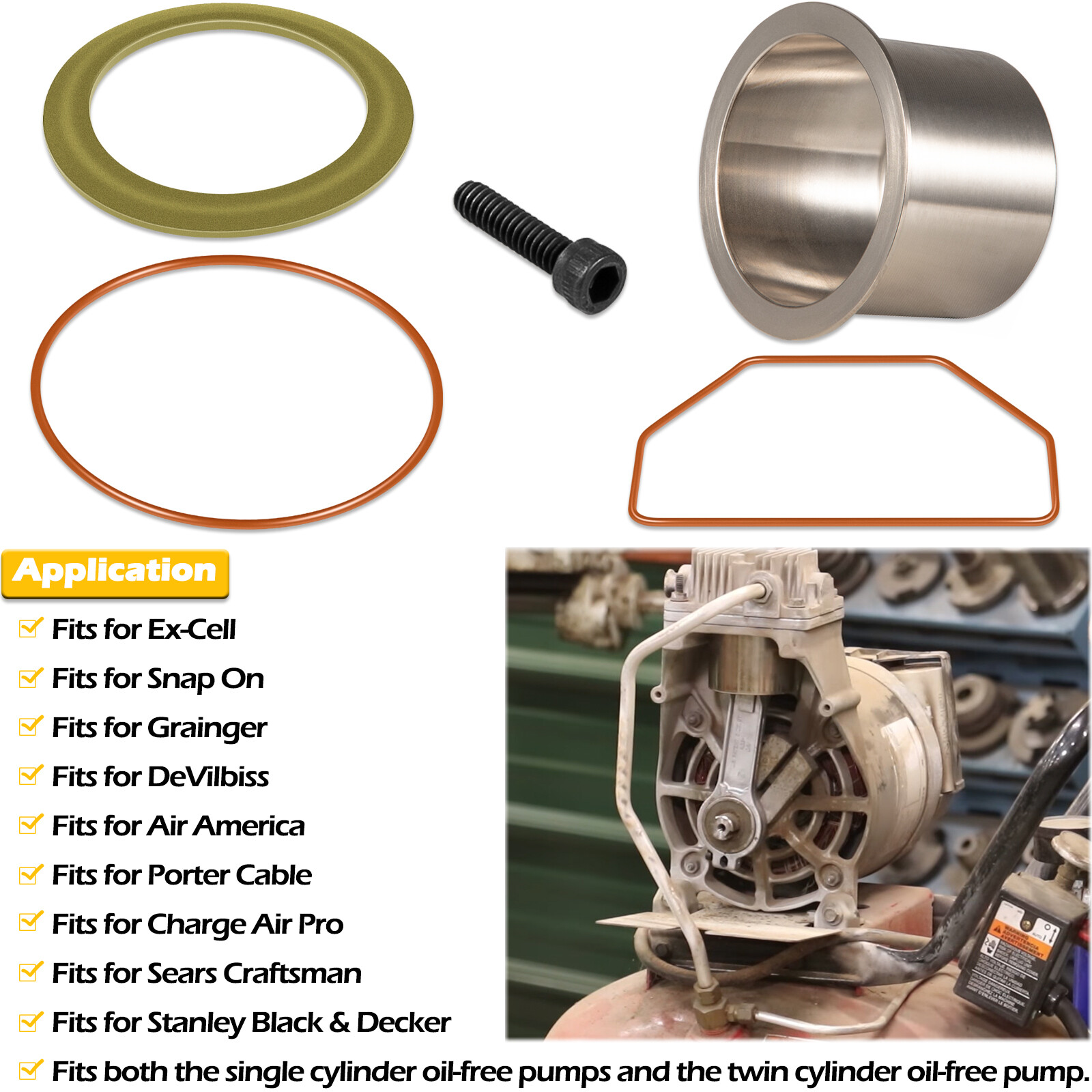 K-0058 Cylinder Sleeve Replacement Kit