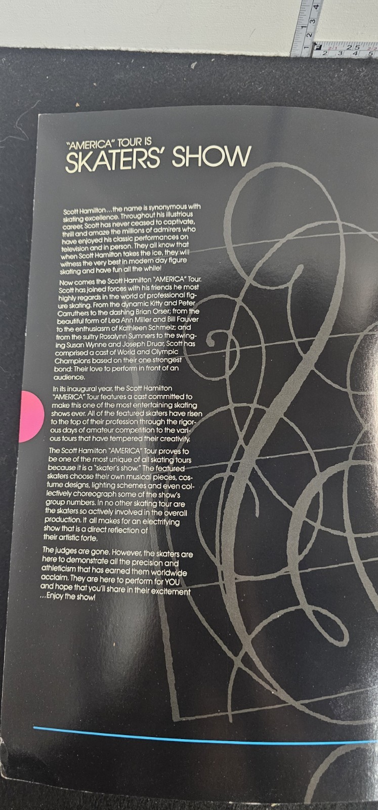 Scott Hamilton American Tour Program Booklet 1990-1991