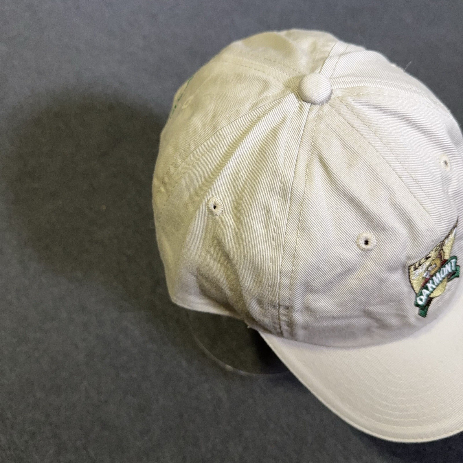 US Open Hat OSFA Beige Oakmont 2007 USGA Adjustable Ball Cap Y2K