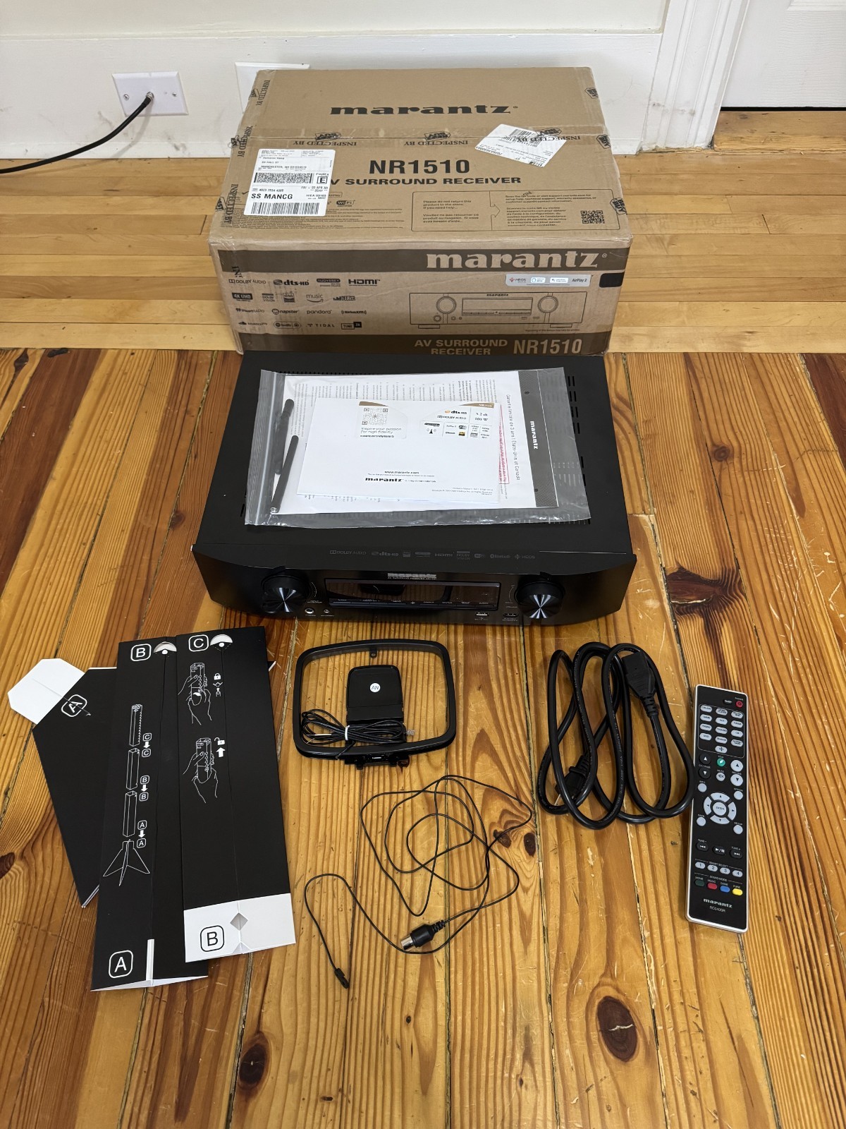 *MINT CONDITION* Marantz NR1510 Slim 5.2ch 4K Ultra HD AV Receiver *OPEN BOX*
