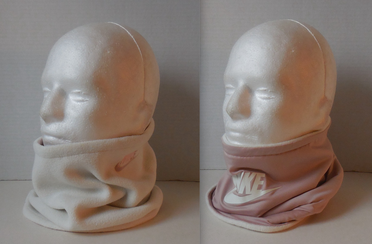 Nike Neck Warmer Reversible Club Fleece Adult Unisex Sail/Pink Oxford/Sail