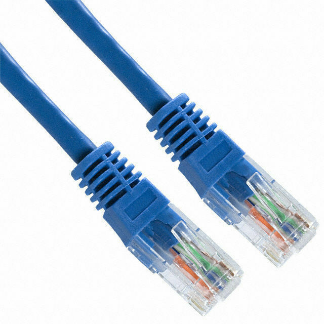 10 Pack Lot - 25ft CAT5e Ethernet Network LAN Router Patch Cable Cord Wire Blue