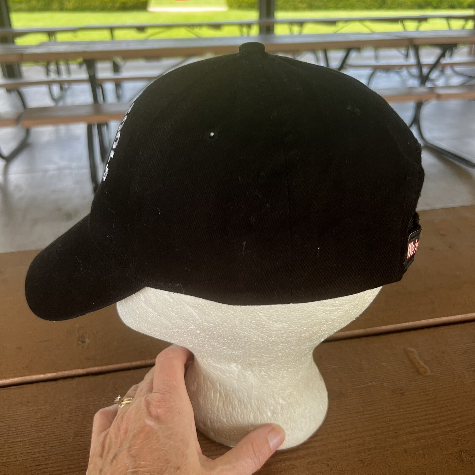 MATCO TOOLS Black Hat Cap w RWB Eagle Hook Loop We’re The Source on Back