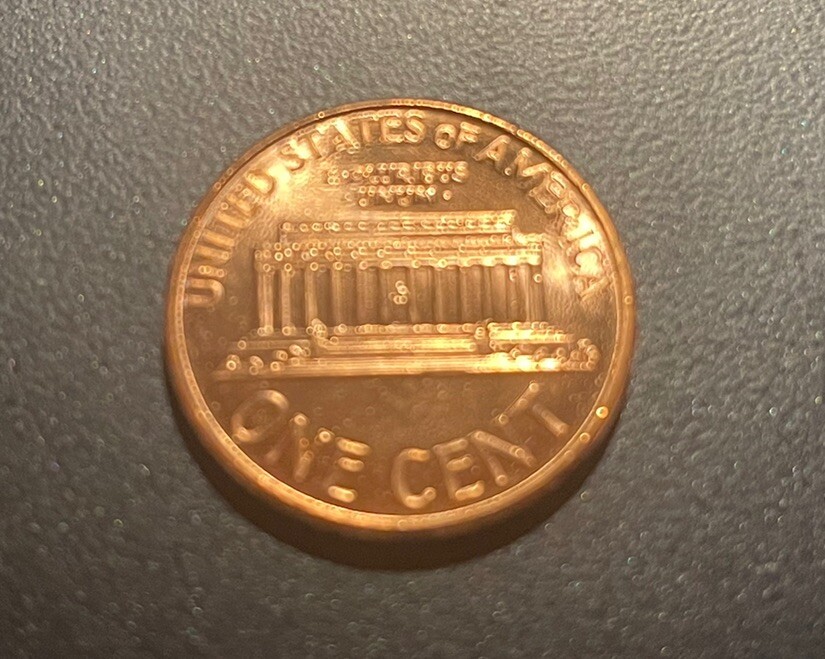 1 Gem BU 2000 Lincoln Memorial Cent FS -901 Mint Error Wide AM