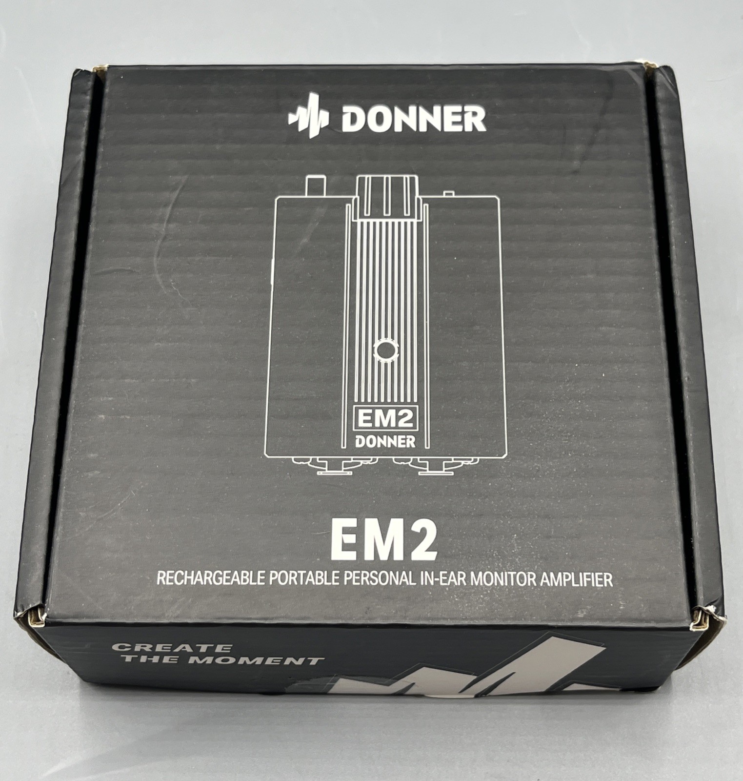 Donner EM2 Headphone Amplifier DC 5V-1A, 3.5mm Rechargeable Portable in-Ear M