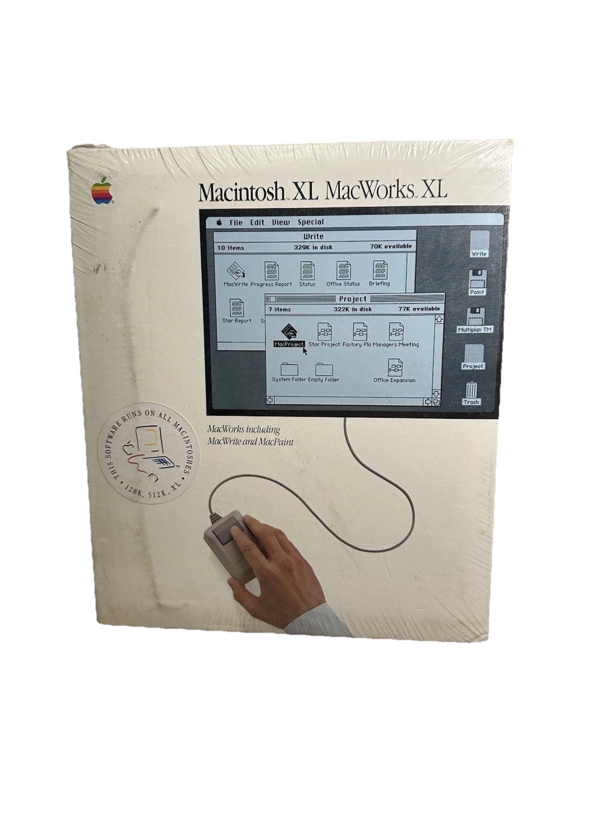 Vintage Apple Macintosh Pascal Software Macintosh XL MacWorks MacWrite Sealed