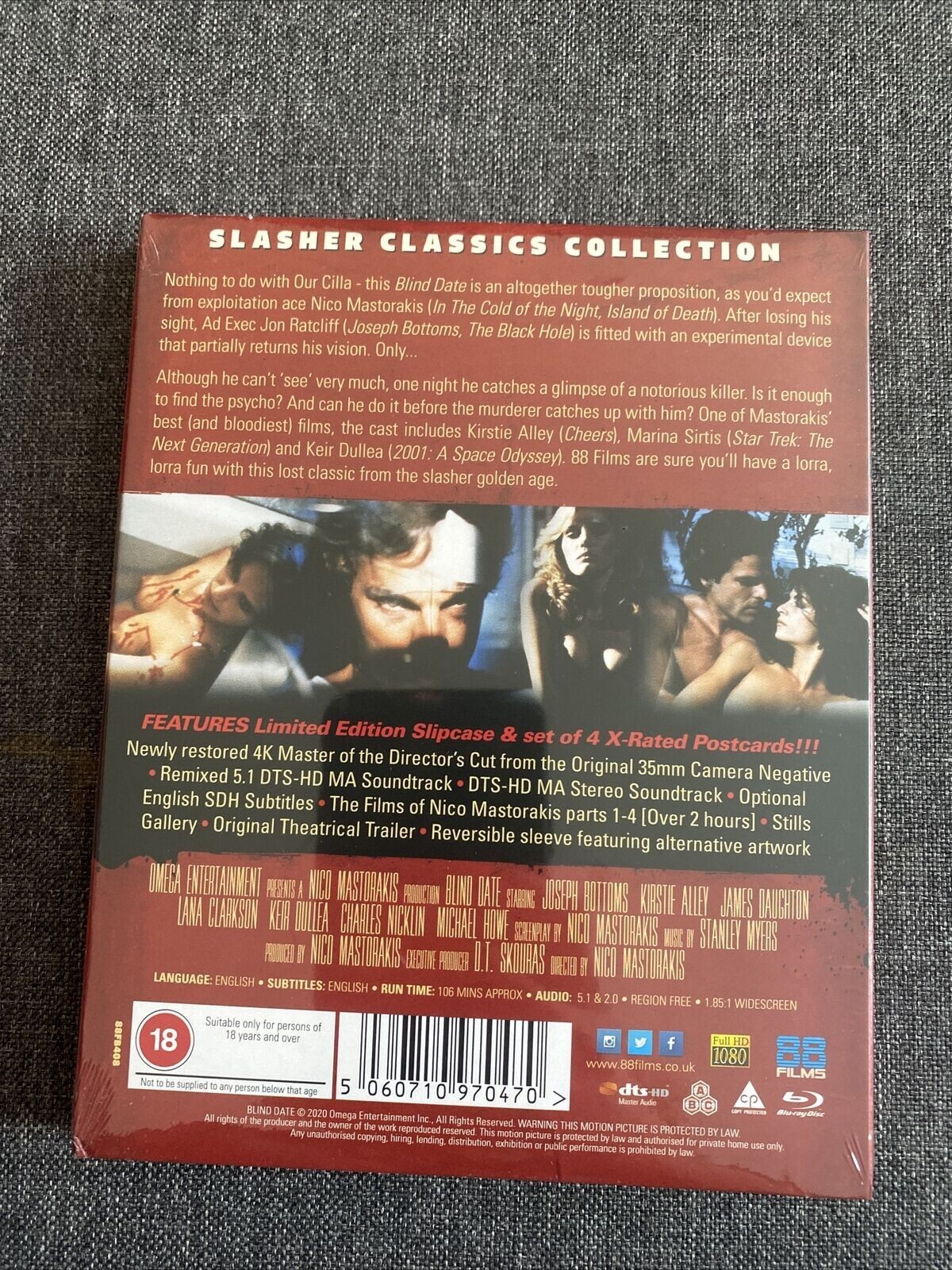 BLIND DATE (1984) Blu-Ray with slipcover BRAND NEW (USA Compatible)