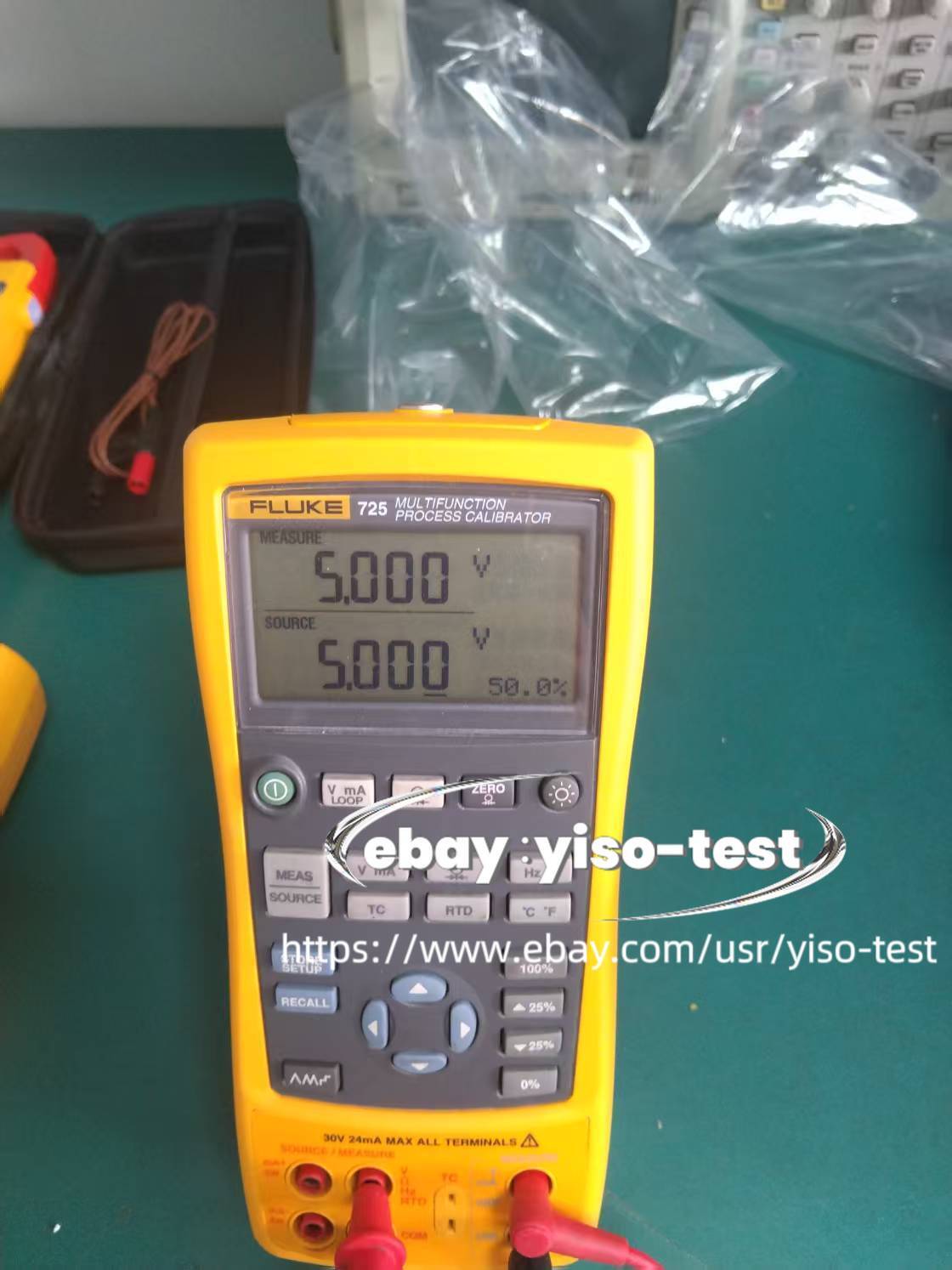 1PCS Fluke 725 Multifunction Process Calibrator /Good function ##