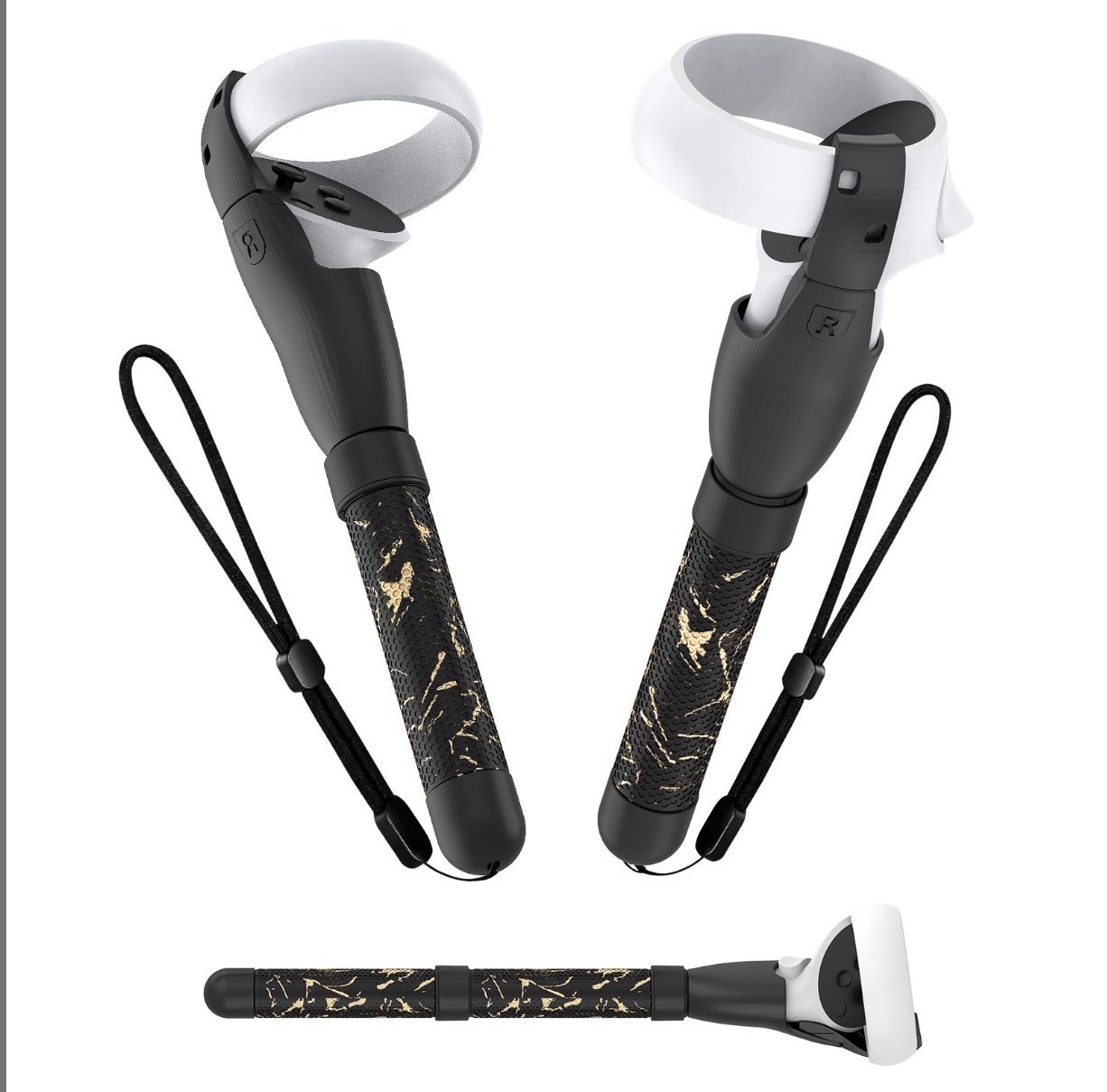 Handle Extensions For Oculus Quest 2, Gorilla Tag,Beat Saber Grips