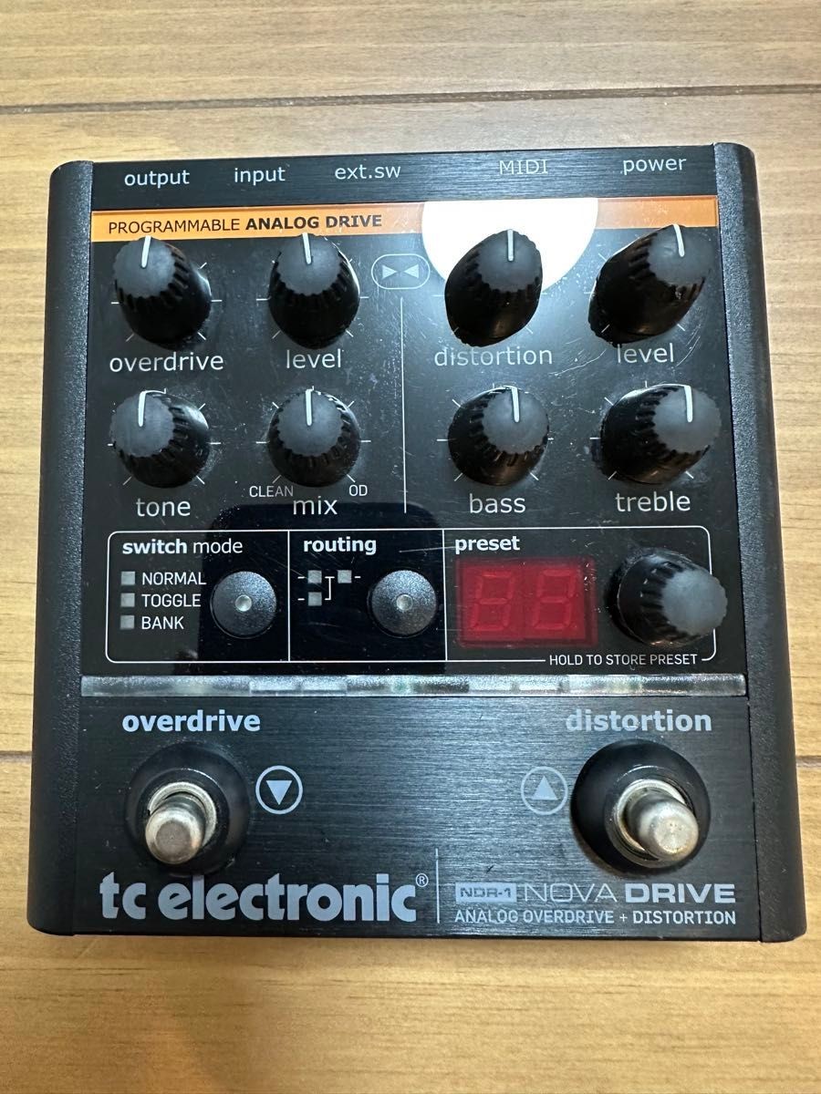 TC Electronic NDR-1 Nova Drive Guitar Effect Pedal
