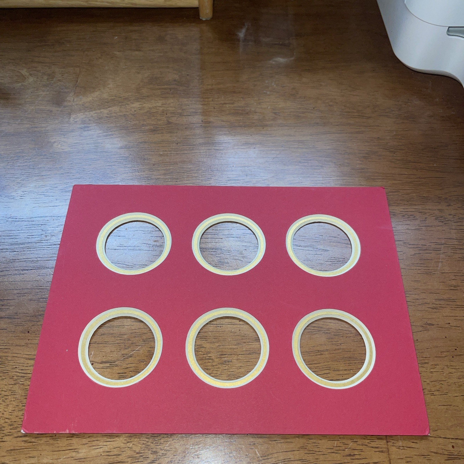 6"X8" Double Mats With Cut-Outs For US Coins And/Or Collectibles