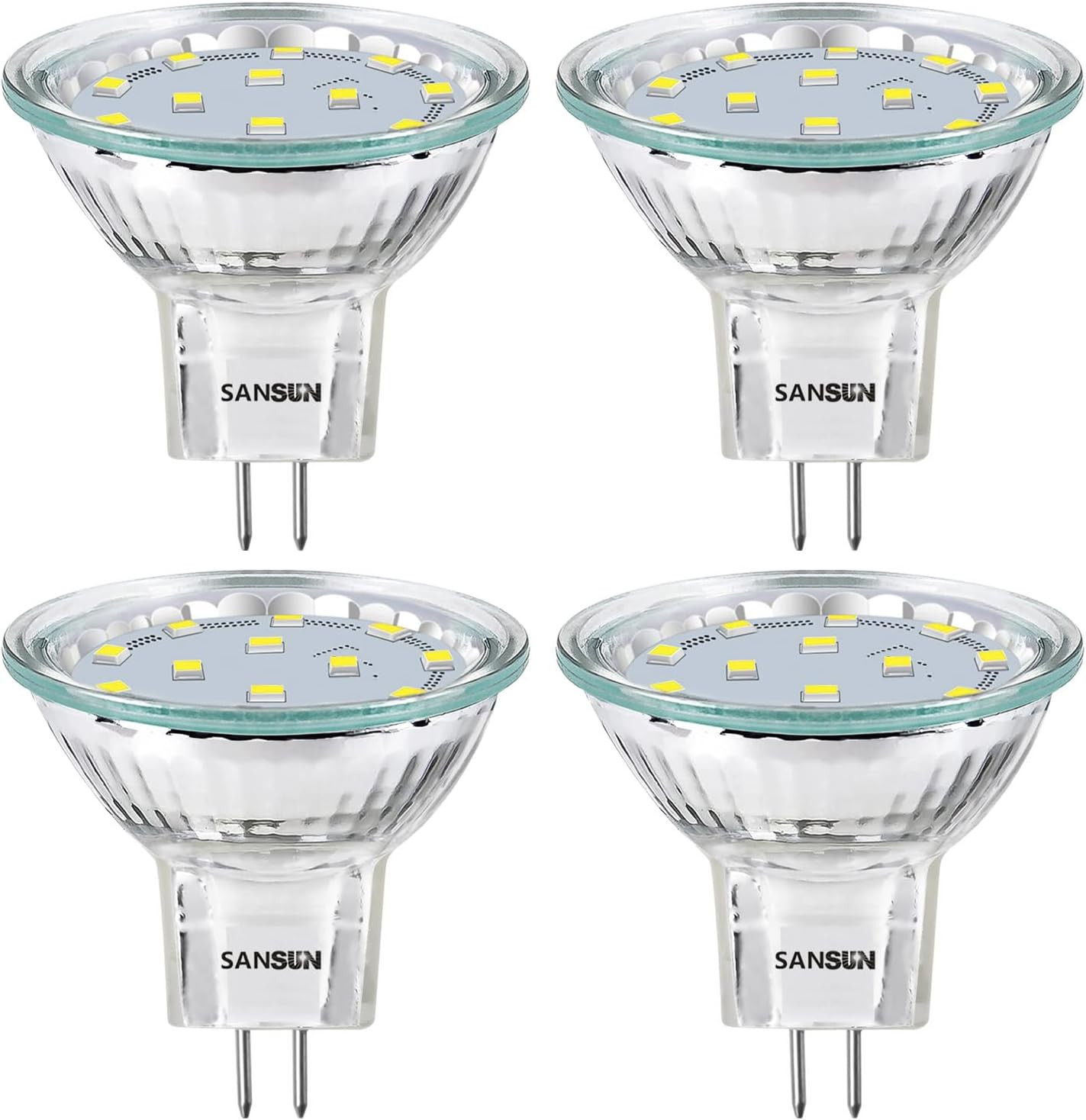 3W MR11 LED Landscape Light Bulbs, Low Voltage 12V 20W Halogen Replacement for O