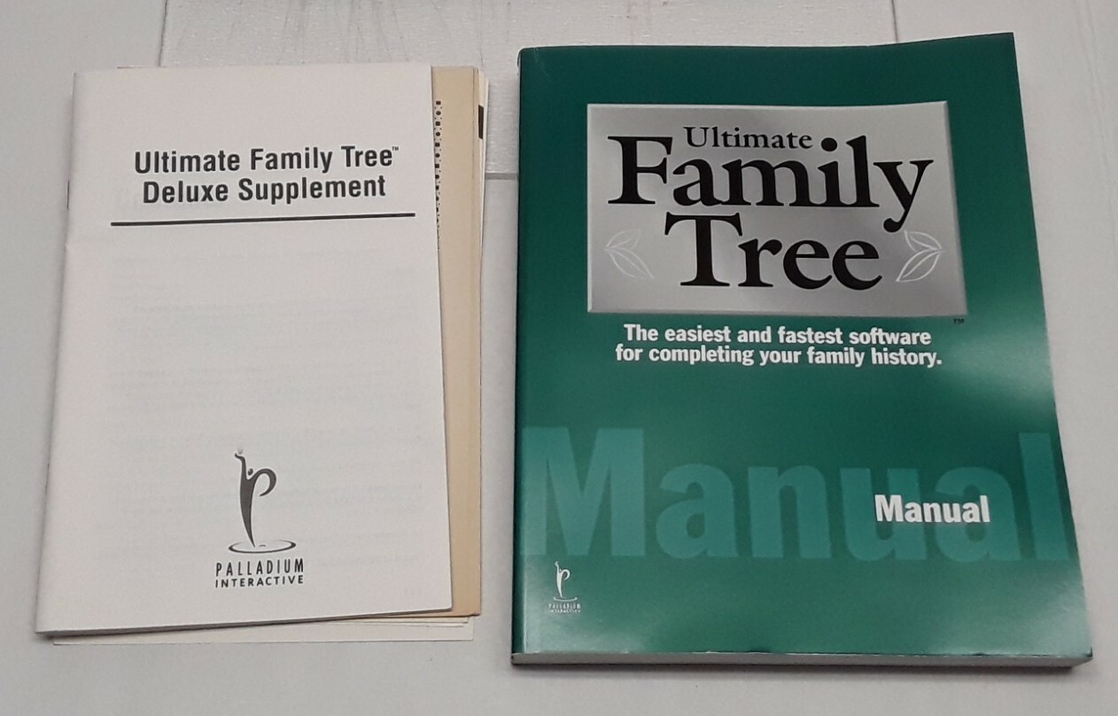 Palladin Interactive ULTIMATE FAMILY TREE Deluxe Version for WIN 3.1/95 Complete