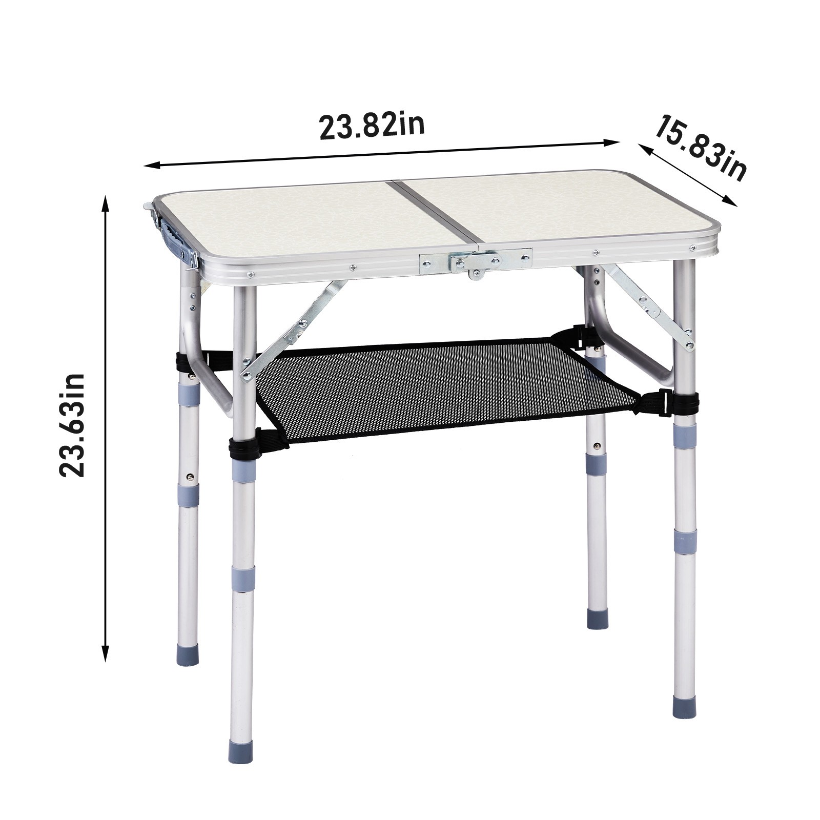 Sale Folding Camping Table, 2ft Portable Pinic Table with 3 Adjustable Height --