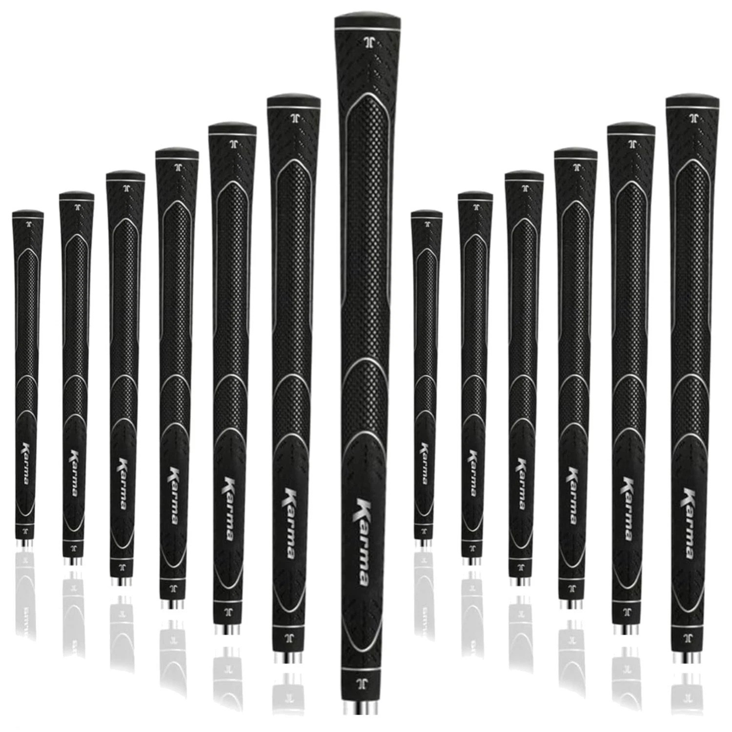 Lightweight Golf Grips - Men's Oversize, Ribbed Design