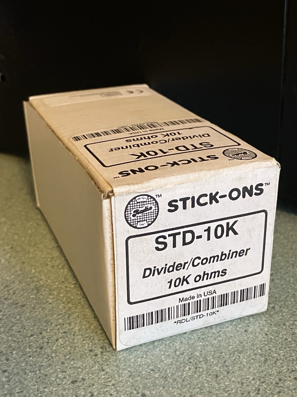 Radio Design Labs - Audio Divider Combiner 10K Ohms - STD-10K - Stick On - *NOS*