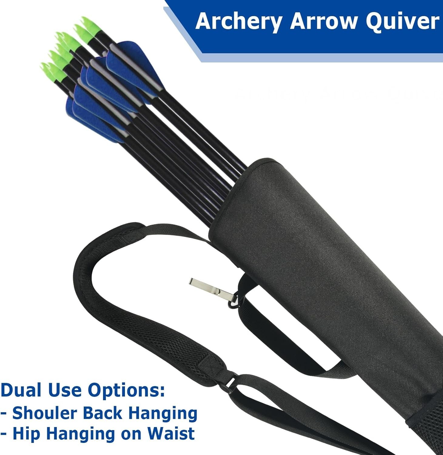 Adjustable Archery Quiver Backpack for Hunting and Practice