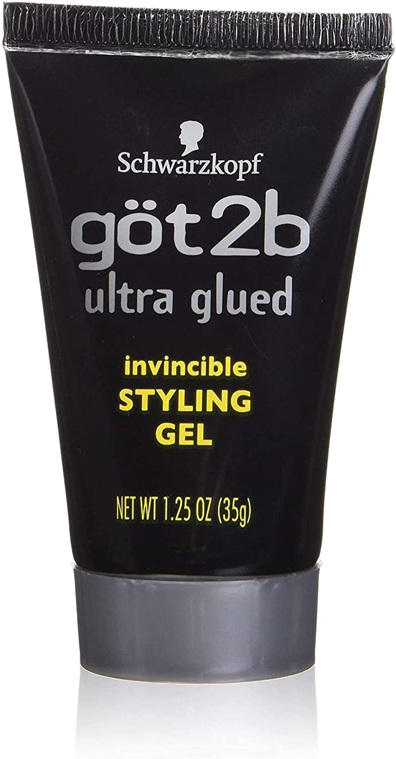 Got2b Ultra Glued Invincible Styling Hair Gel, 1.25 oz