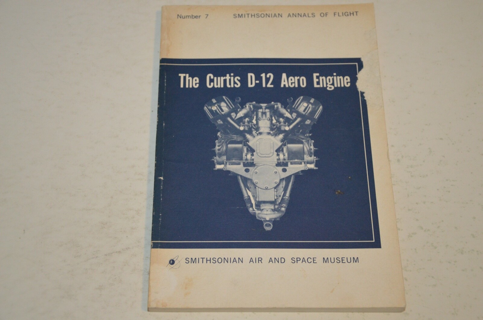 The Curtis D-12 Aero Engine by Smithsonian Institution Press 1972 Rare Original