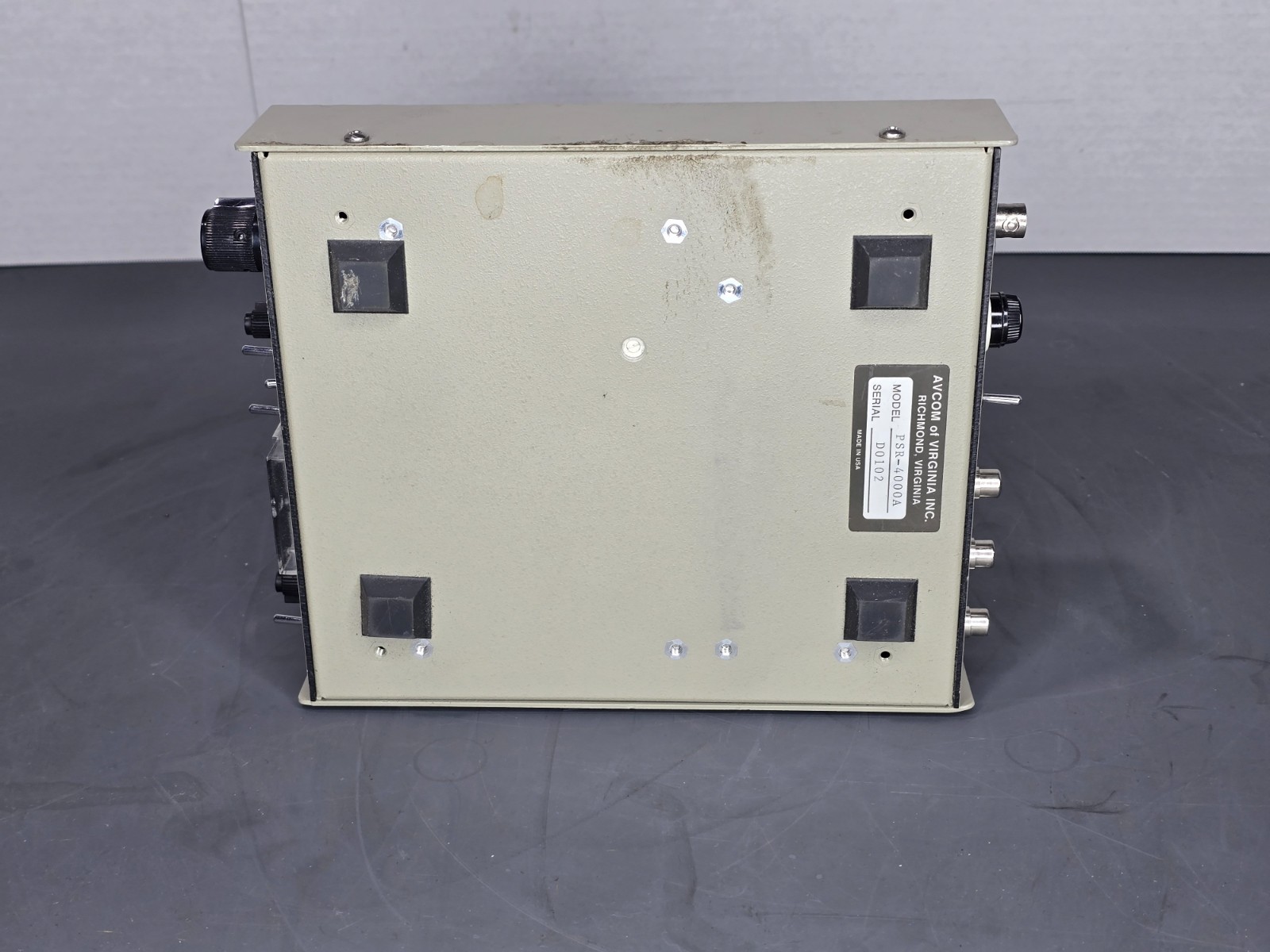 AVCOM PSR-4000A Portable Surveillance Receiver 12V DC Untested