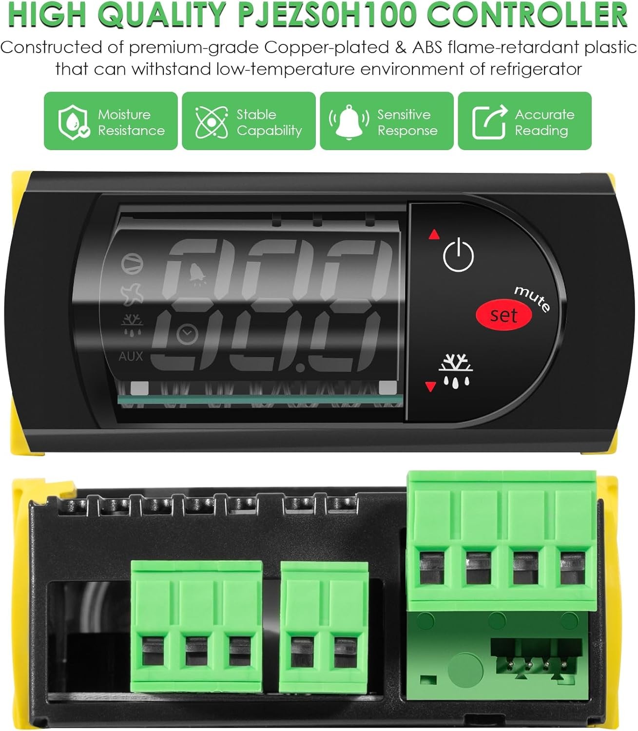 PJEZS0H100 Temperature Controller For Carel with Temperature Sensor Probe 115V