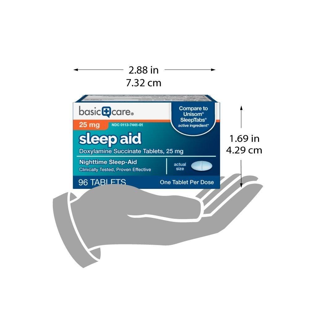 Nighttime Sleep Aid Tablets, Doxylamine Succinate 25 mg, 192 Count