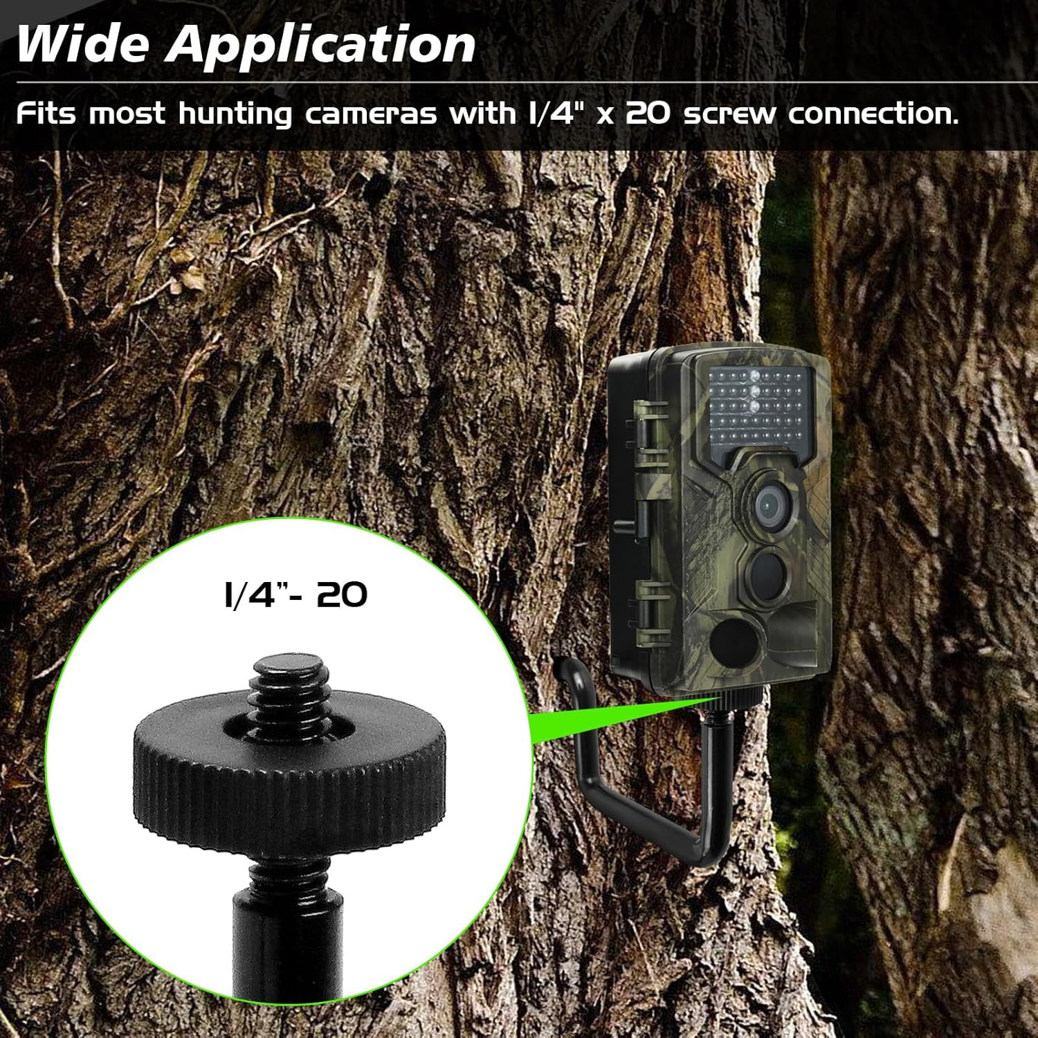 Trail Camera Mount, Trail Camera Holder, Hunting Accessory, 3 Pack Tracking Came