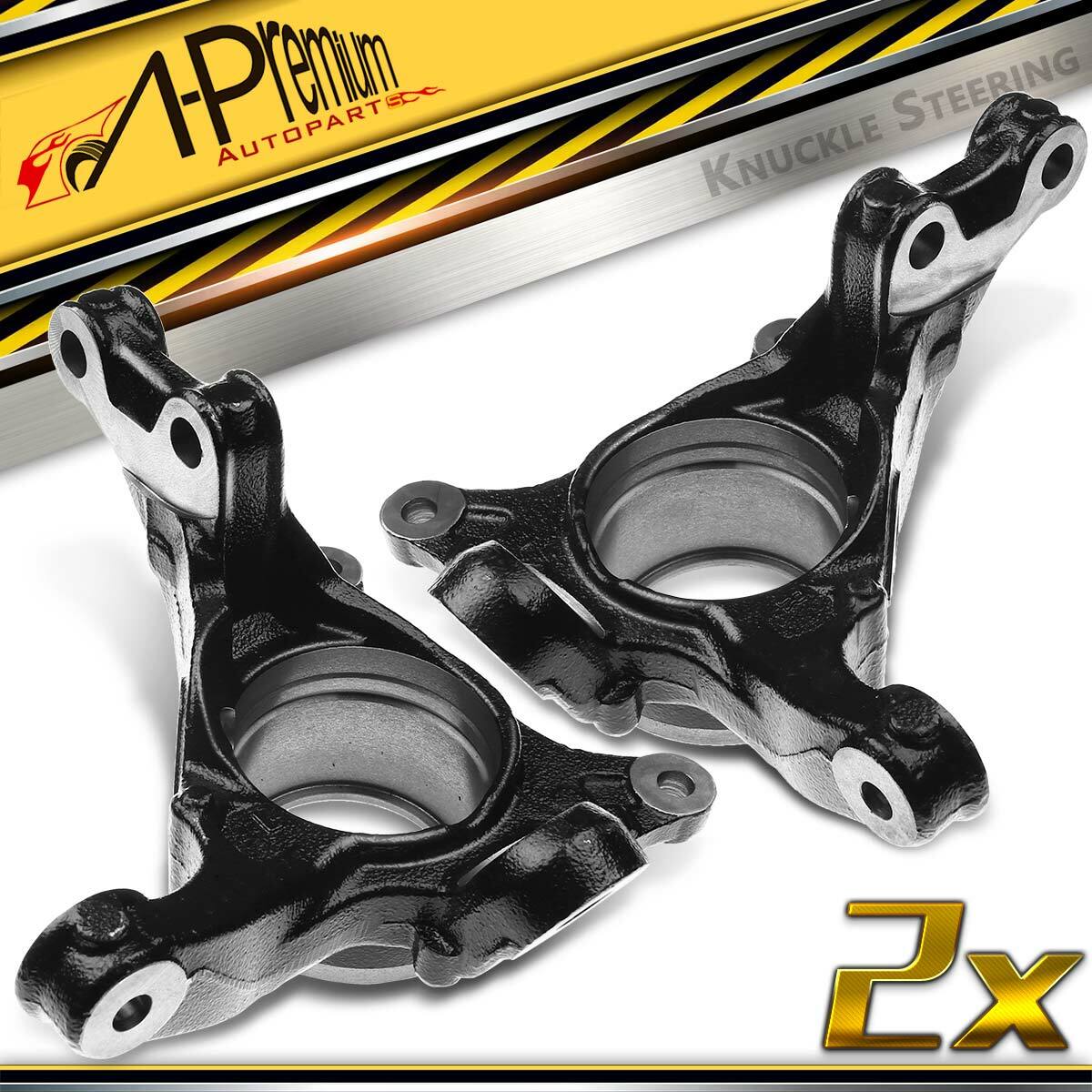 A-Premium Pair Front Steering Knuckle for Toyota Sienna 2011-2019 2.7L 3.5L FWD