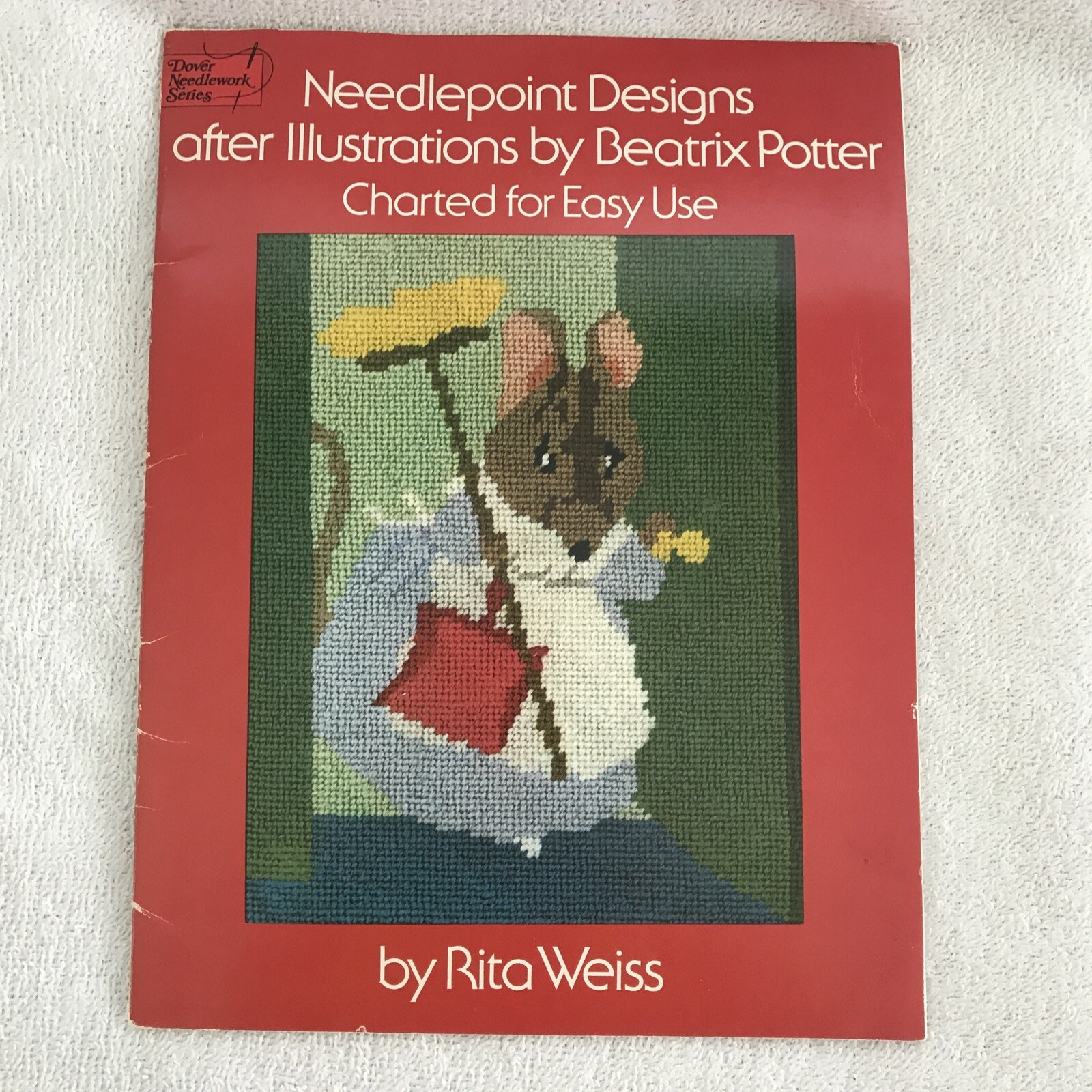 Needlepoint Designs after Illustrations by Beatrix Potter by Rita Weiss 1976 Vtg