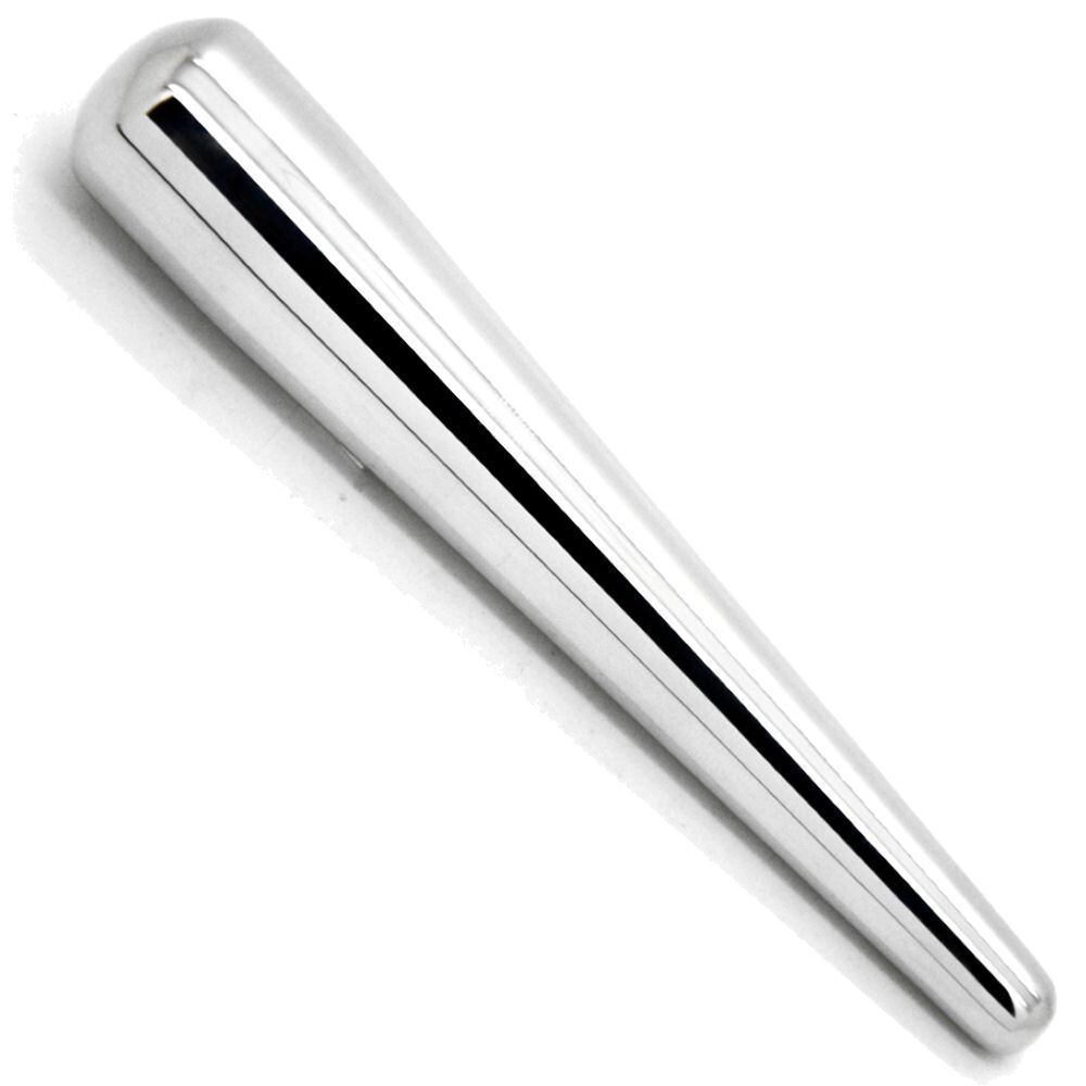 Smooth Training Stretcher, Surgical Steel/Silicone Male Urethral Stretching Plug