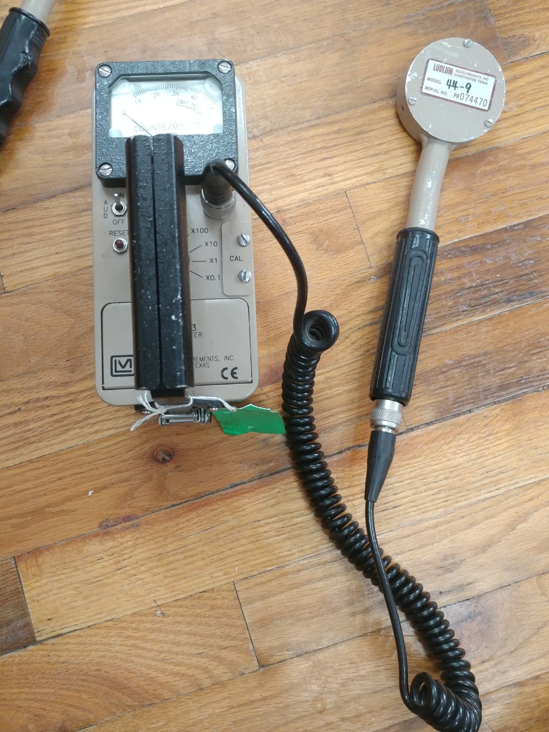Ludlum 44-9 Alpha Beta Gamma Pancake Detector Probe, Tested