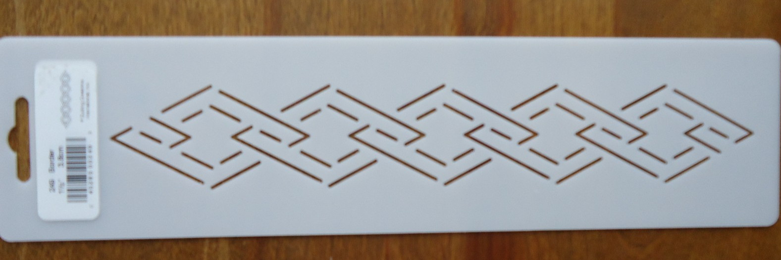 Stencil Quilting 249 Diamond Border 1 1/2" 3.8cm QC quilt embroidery template