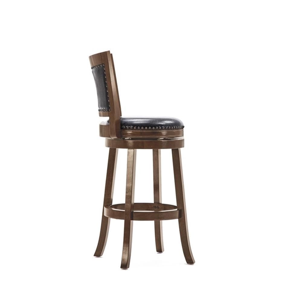 Bristol Bar Height Swivel Stool, 29-Inch, Cappuccino