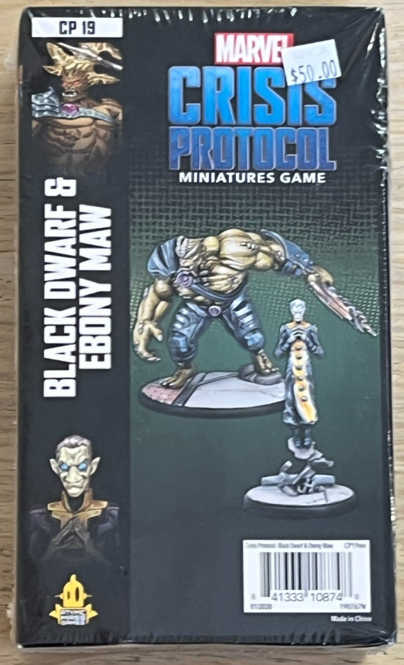 Black Dwarf & Ebony Maw - Marvel Crisis Protocol