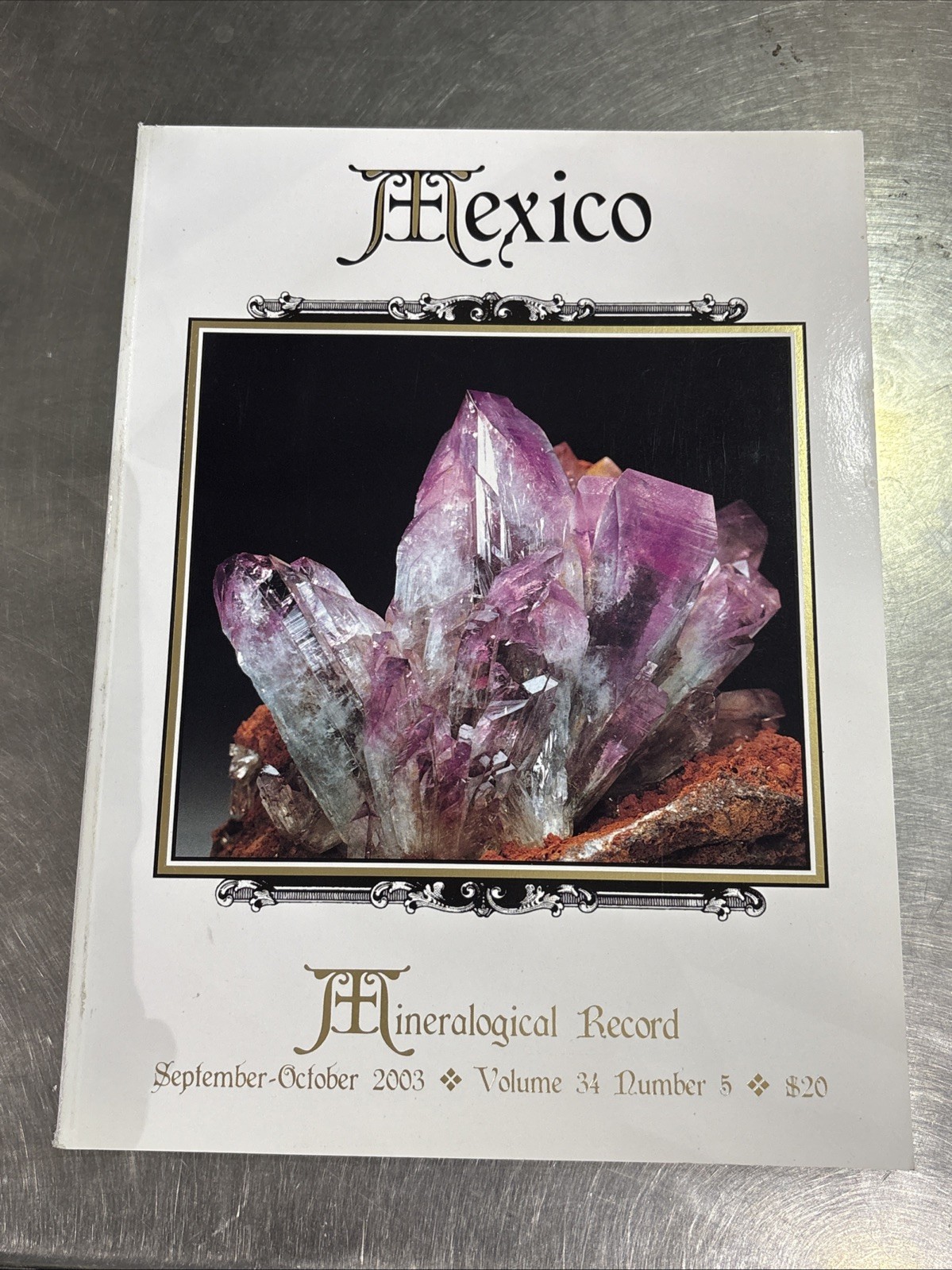 The Mineralogical Record Mexico Volume 34 Number 5 September October 2003