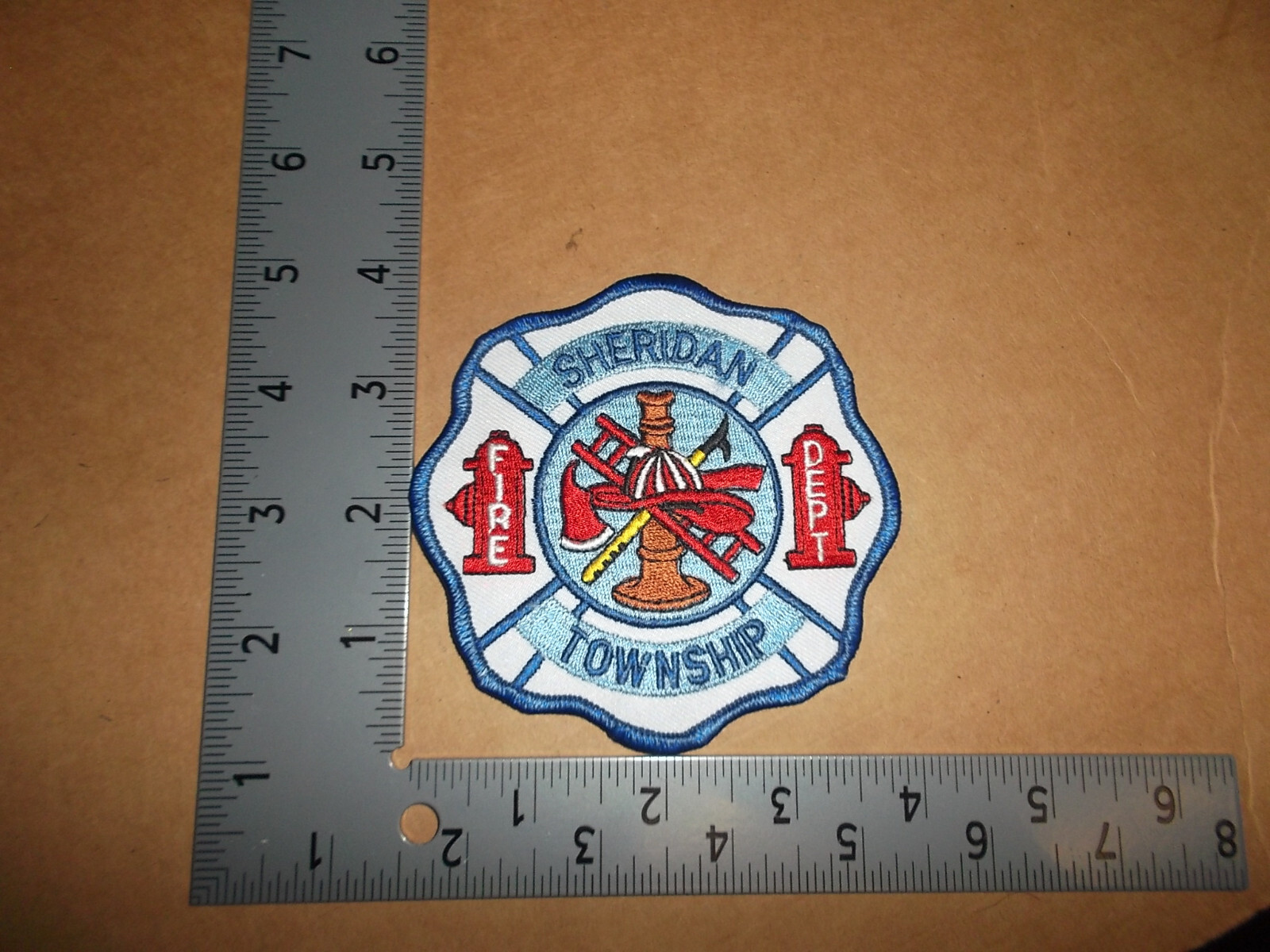 Sheridan Township Fire Dept Rescue Patch~Michigan~MI~New~Emergency Medical~EMS