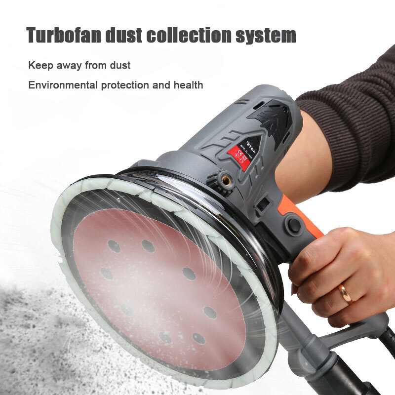 1050W Electric Wall Grinder LED lighting Strip Speed Adjustable Grindin Machine