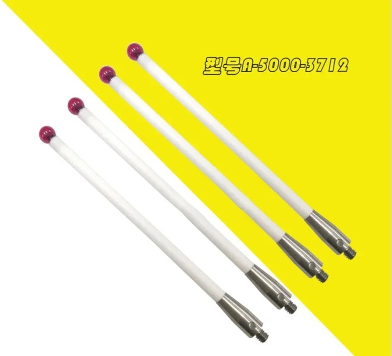 1PC CMM Touch Probe Stylus 6mm Rubine Ball CNC Tip Ceramic Shaft M4 A-5000-3712