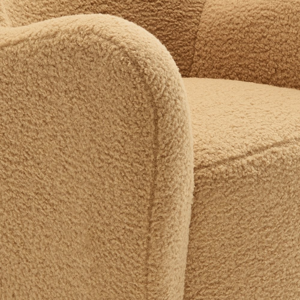 Montrose Wingback Sherpa Swivel Accent Chair