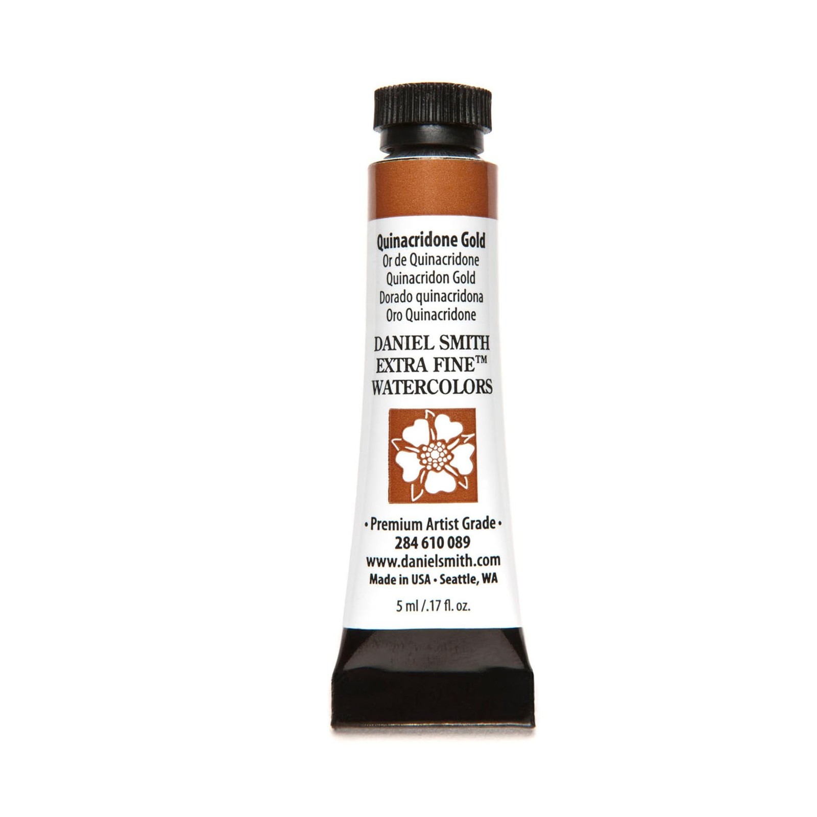 Daniel Smith 284610089 Extra Fine 0.17 Fl Oz (Pack of 1), Quinacridone Gold