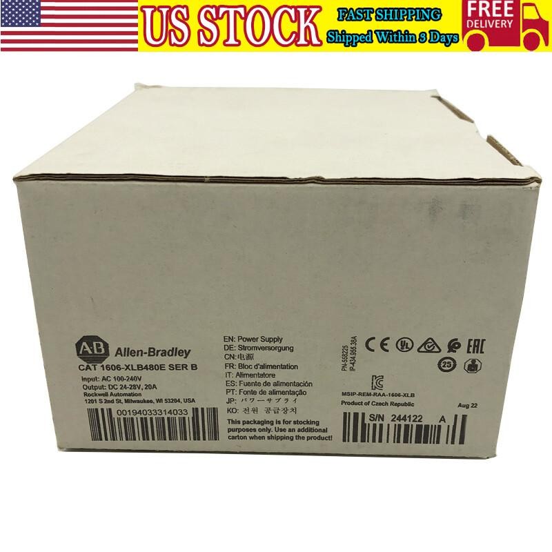 1606-XLB480E New AB Factory Sealed XLB Power Supply 480W 24VDC 20A