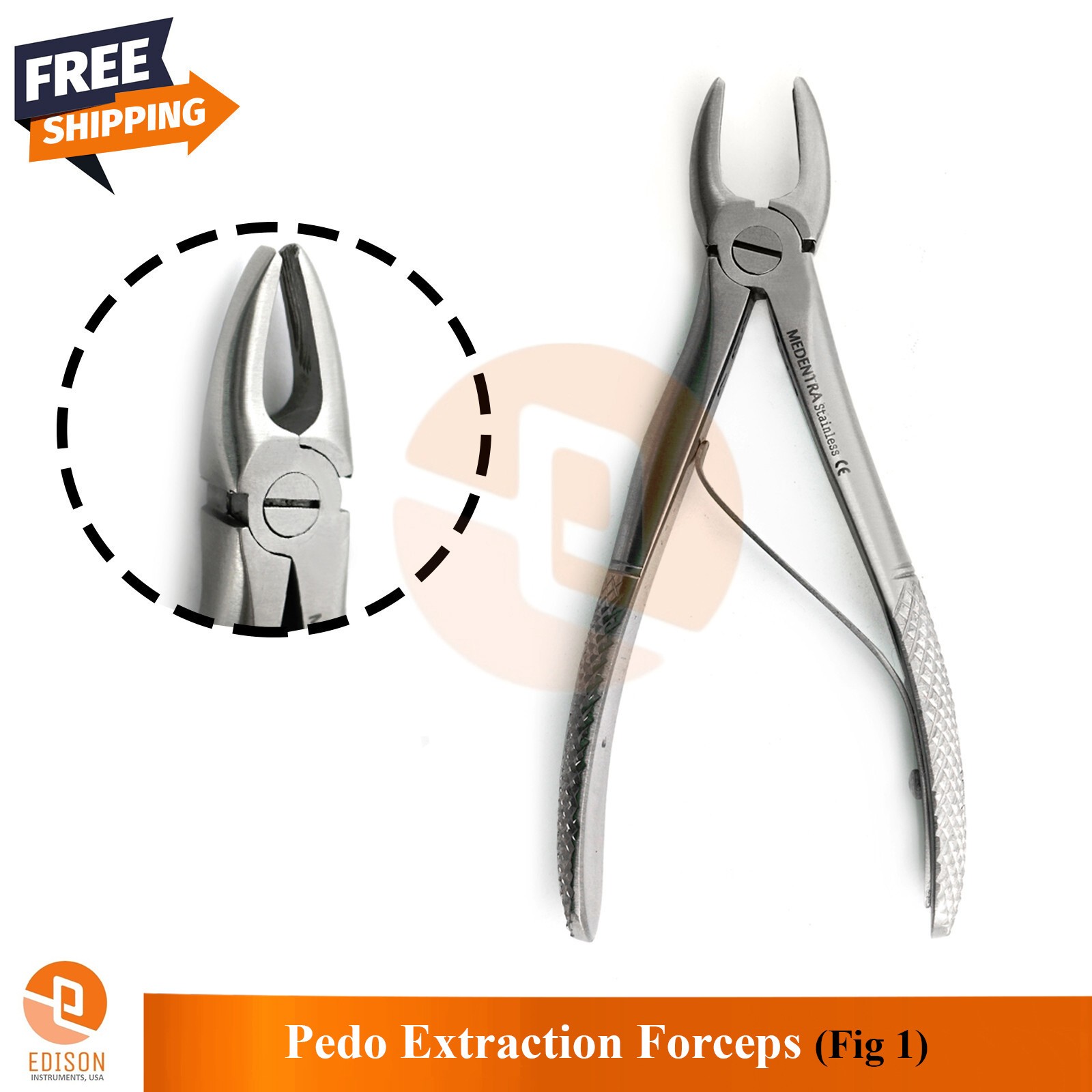 Pedodontic Dental Extraction Forceps Fig 1 Pediatric Upper Incisor Tooth Removal