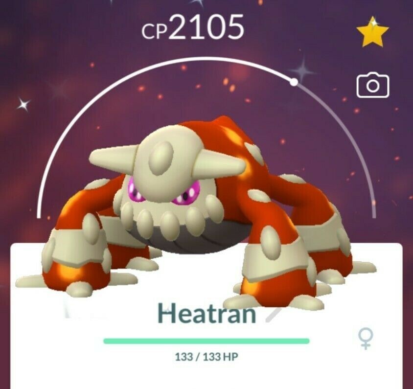 ✨ Shiny Heatran ✨  P T C - 80k stardust - Description