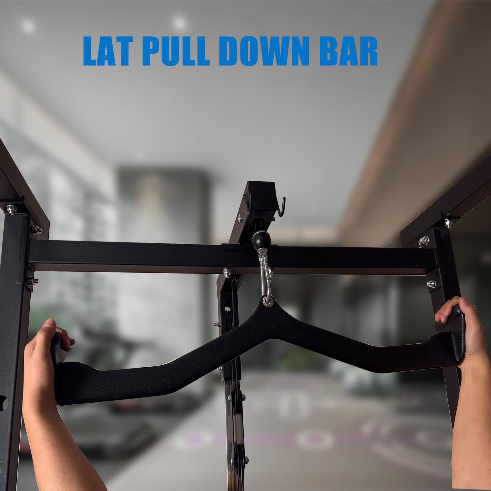 LAT Pulldown Attachments, LAT Bar Cable Machine Attachment,T-bar V-bar, LAT Pull